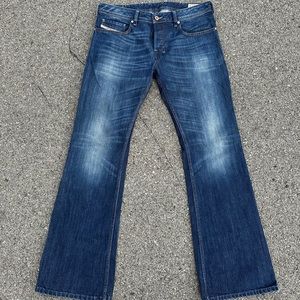 Diesel Zathan Bootcut Denim Jeans